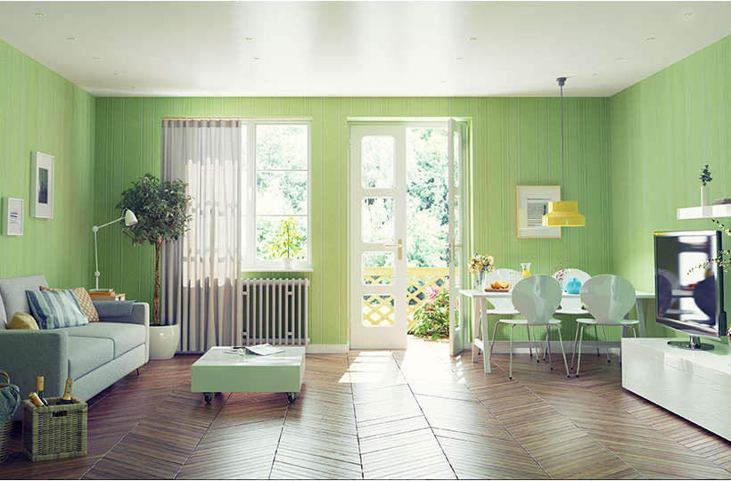 Modern TV Wall Paint and Design Ideas for Hall