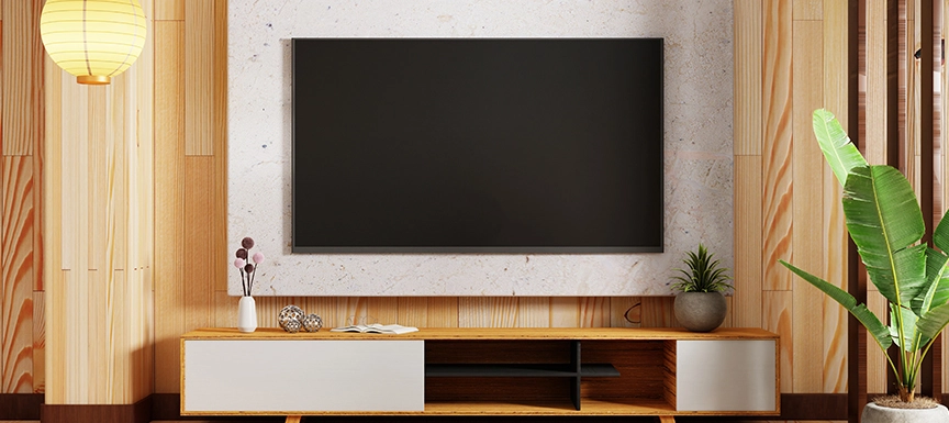 Ornate Allure - TV Wall Design For Living Room