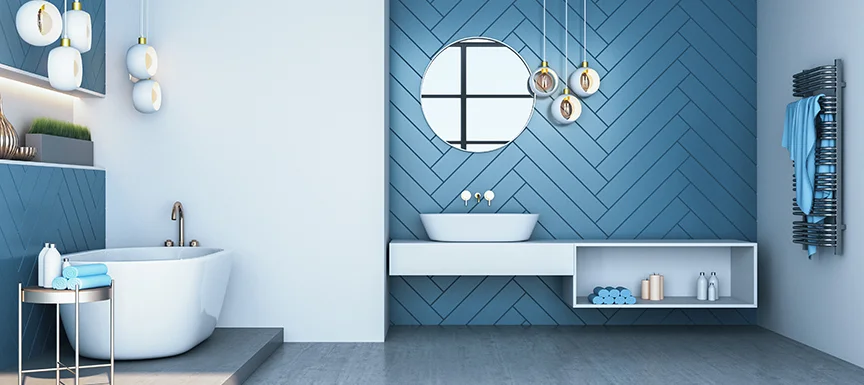 Blue Colour for Bathroom