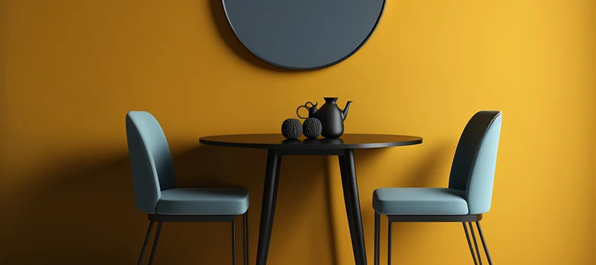 Bright hues for your Dining Room Accent Wall