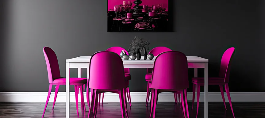 Dark Tones for your Dining Room Accent Wall