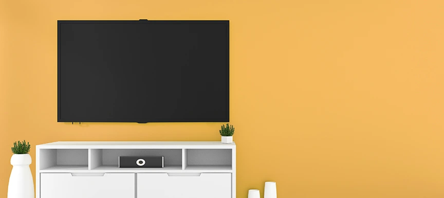 Bright TV Wall Colours