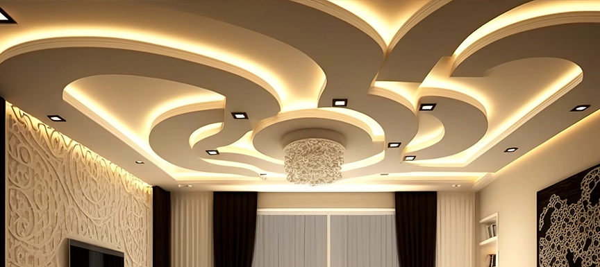 3D Printed False Ceiling Room Design