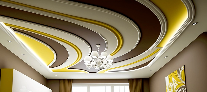 False Ceiling Colours and Shapes