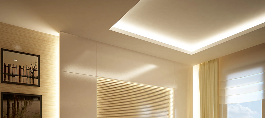 Floating False Ceiling For Bedroom - Couple’s Choice