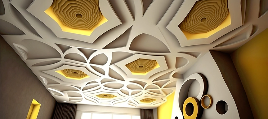 Geometric Gypsum Ceilings for the Win
