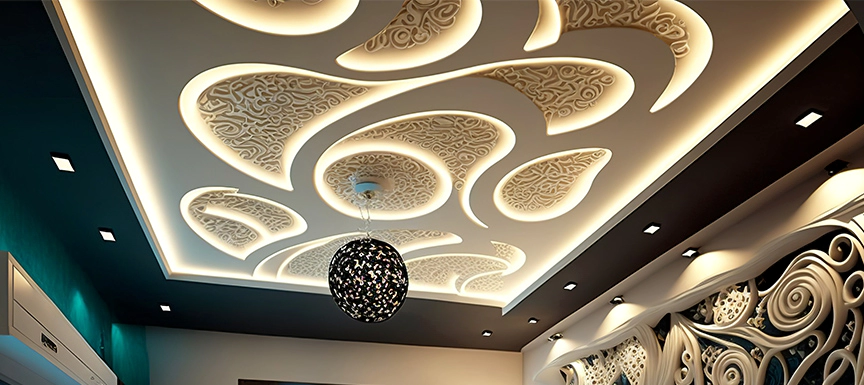 Gypsum ceilings