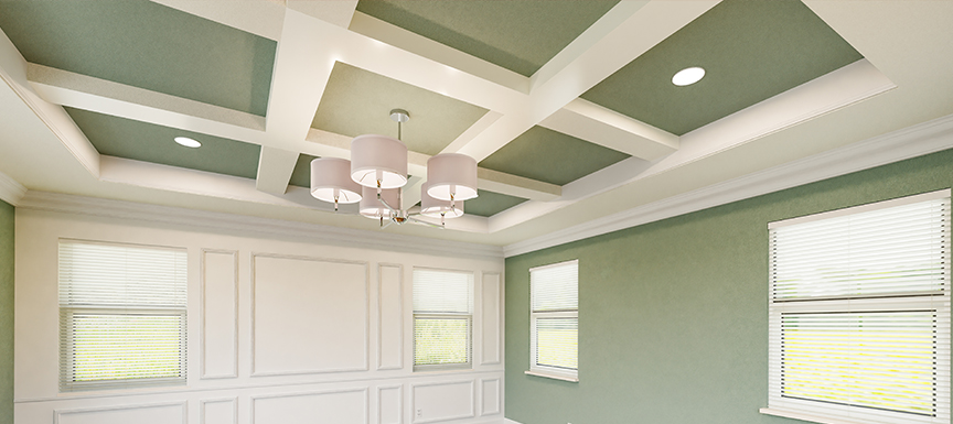 Textured Colour Combinations for Your Ceiling