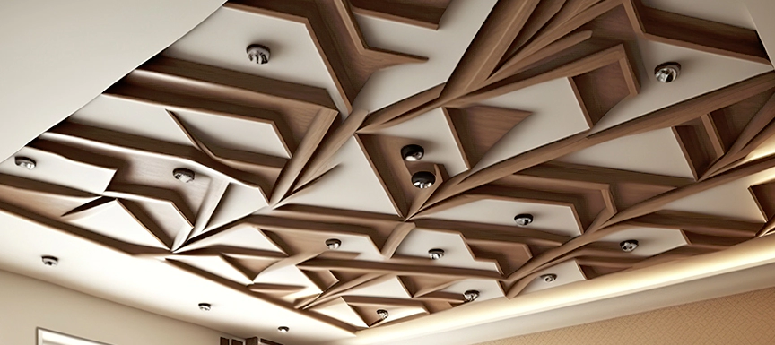 Wooden False Ceiling Design for Room