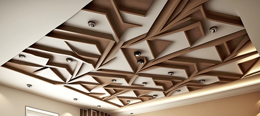 Wooden False Ceiling Designs for Hall