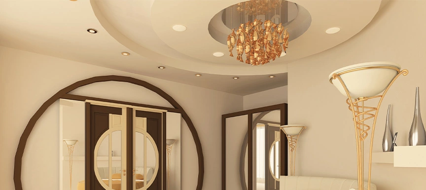 Circular POP Ceiling Design