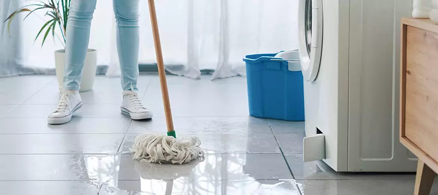 Dry and Clean Up The Space