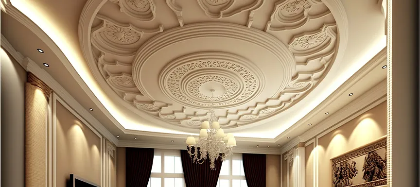 Floral POP Ceiling Design