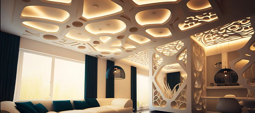 POP Ceiling Designs with Lights