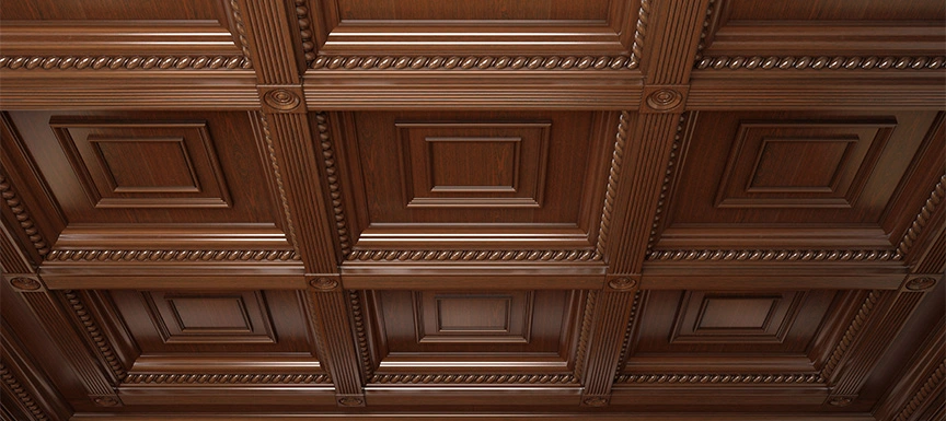 Wooden POP Ceiling Design