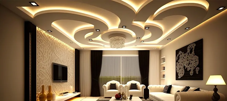 Wooden POP Ceiling Designs