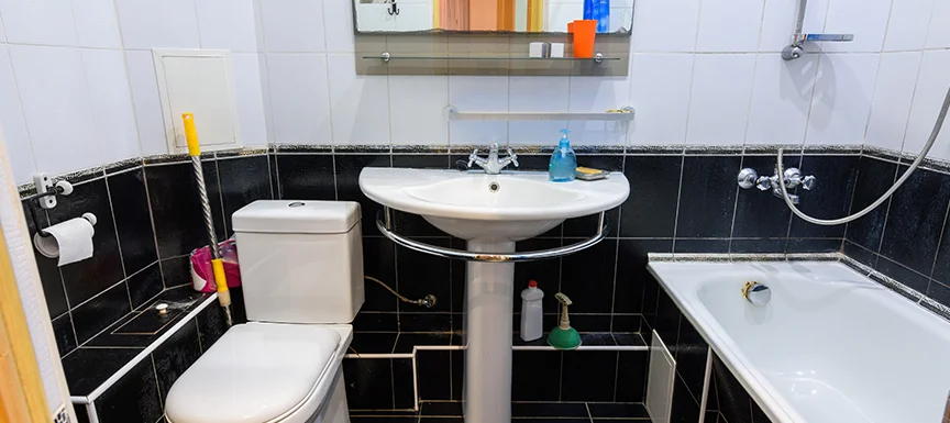 Compact Toilets and Corner Sinks for Small Footprints