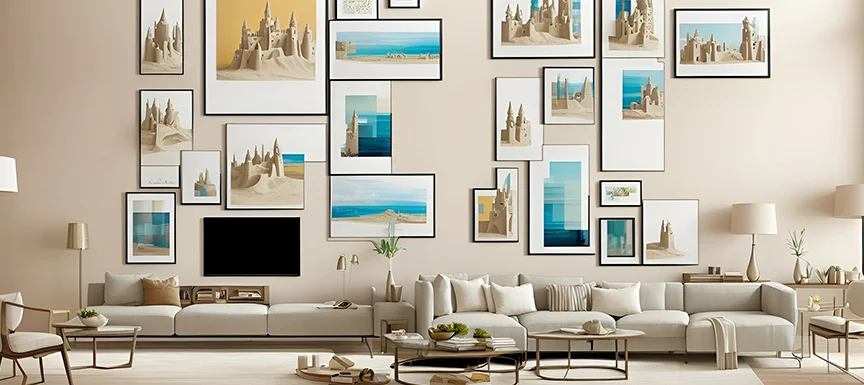Where to Hang Art in Your Living Room
