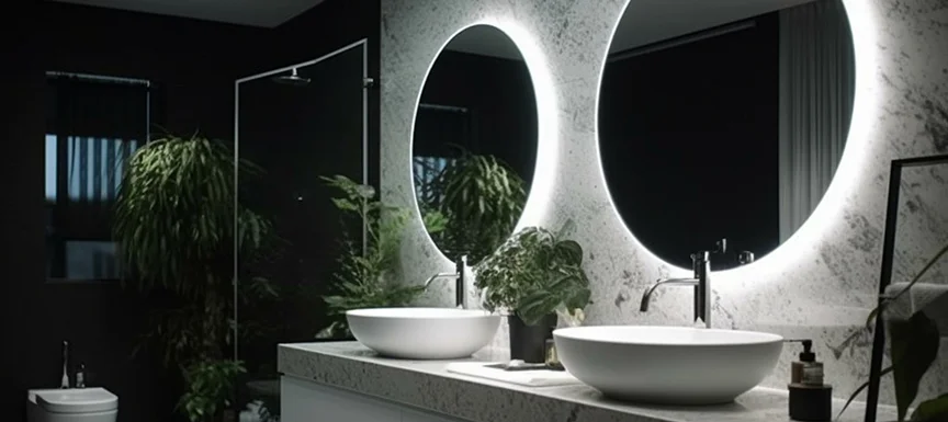 Introducing smart lighting options for small bathrooms