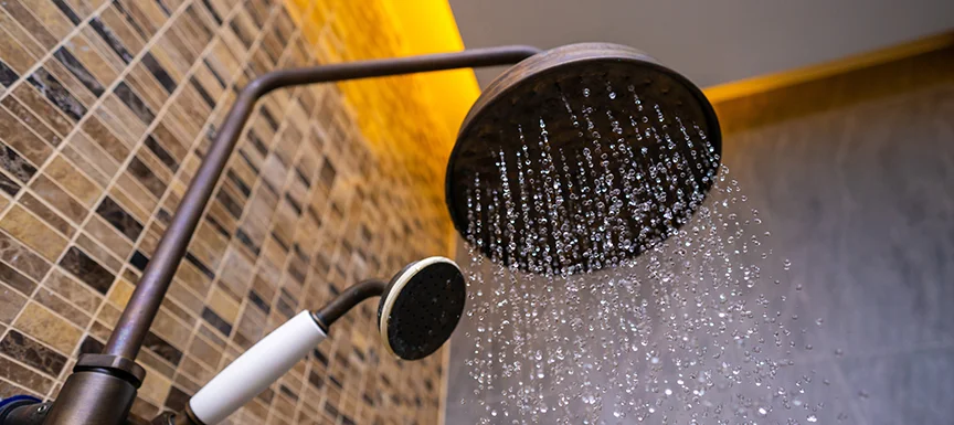 Rainfall showerheads and luxury tubs