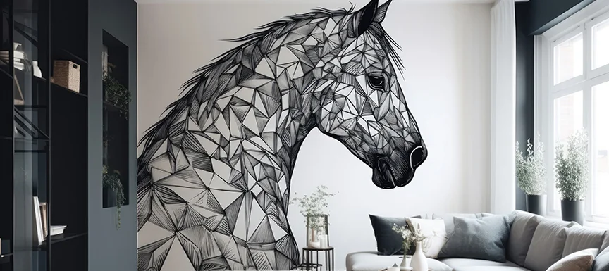 Faux Animal Painted Walls