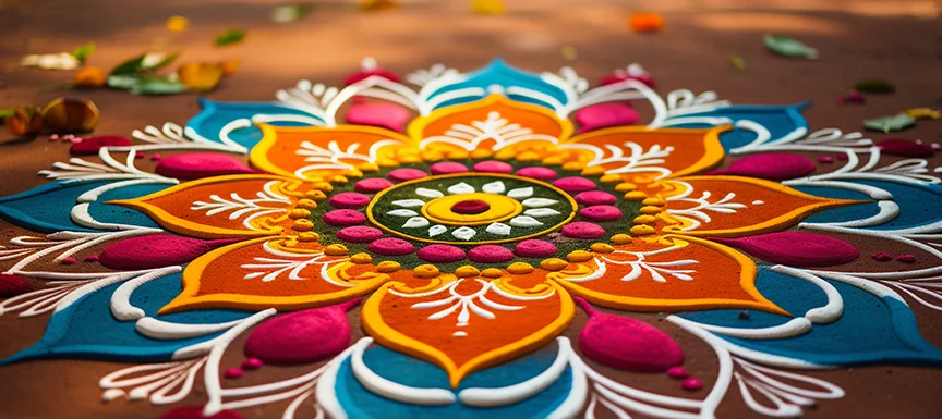 Radiant Rangoli Revelry