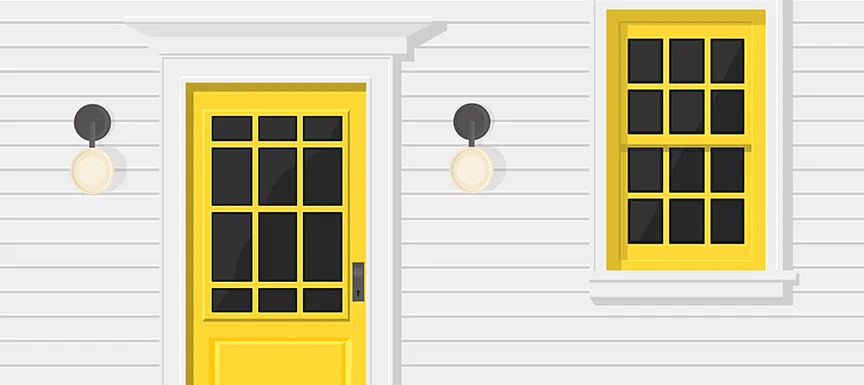 Sunshine Yellow Door Colour