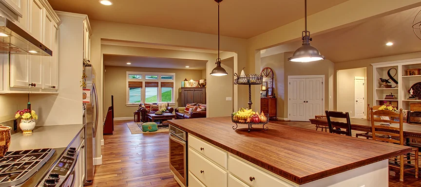 Brown and cream kitchen cabinet colours