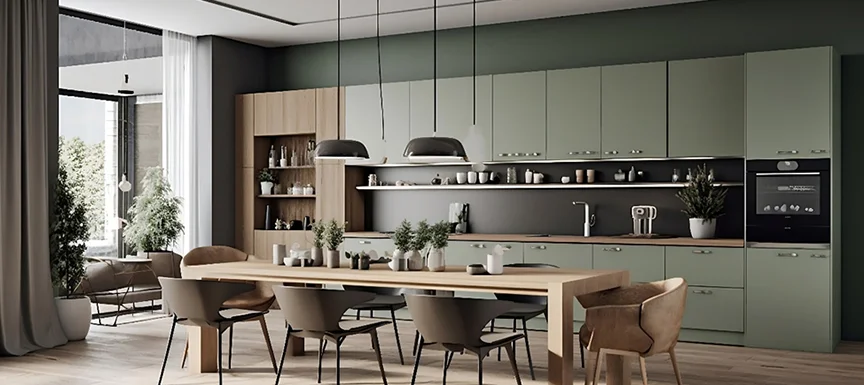 Colours for a Modular Kitchen design