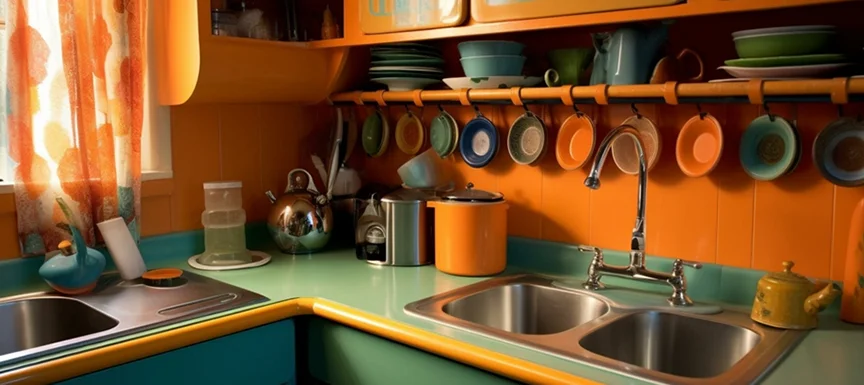 Colours for a small kitchen design