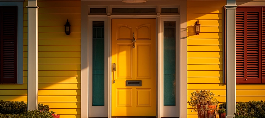 Light Yellow Main Gate Colour