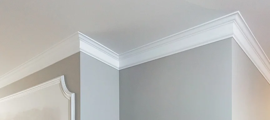 Ceiling Paint Design With White Wash Colour