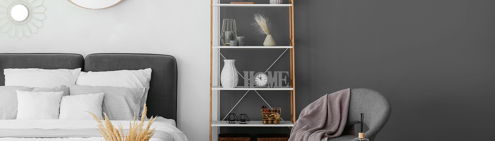 Grey Paint Colour Shades and Contrast Combinations for Walls