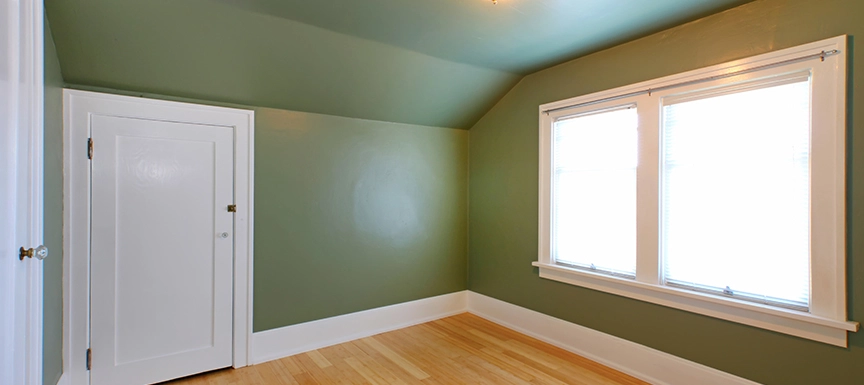 Pine Green Ceiling Colour for the Bedroom