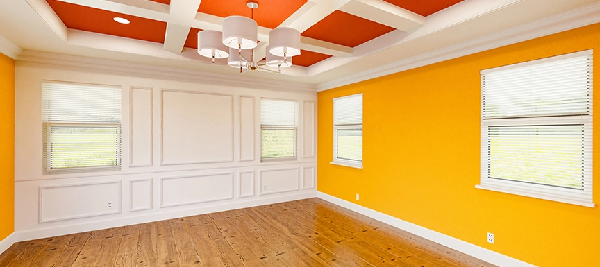 Red Ceiling Colour for Bedroom