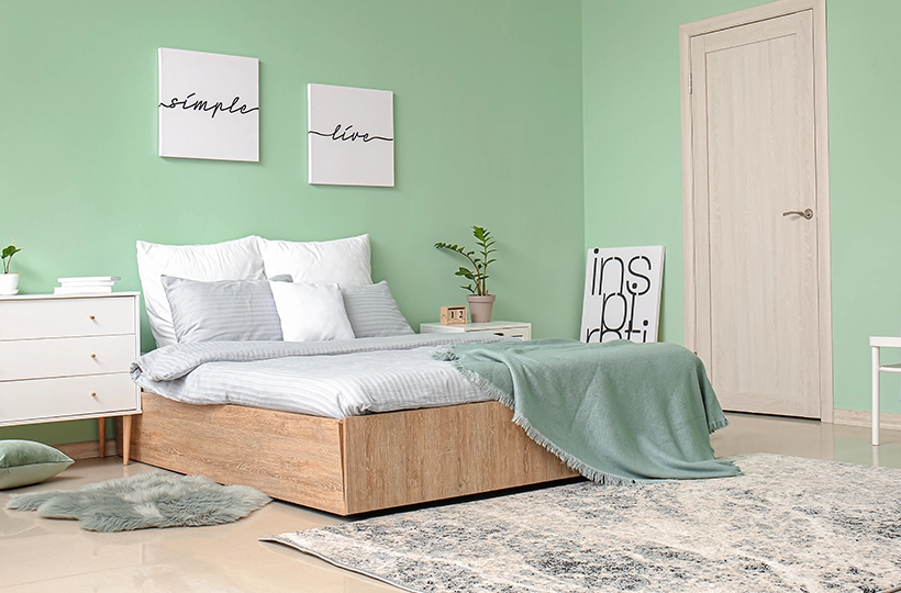 Grey and Mint Green Colour Scheme