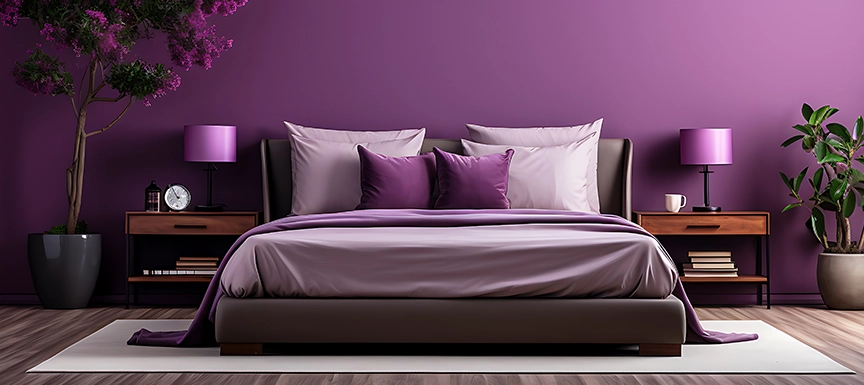 Purple Wall Paint Design