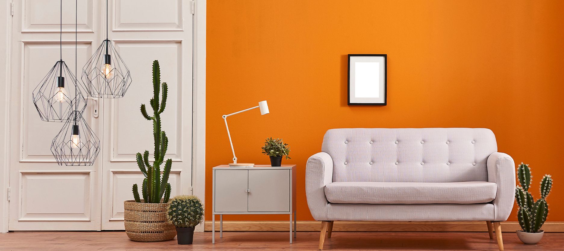 Awesome Home Paint Tricks Using Tangy Orange