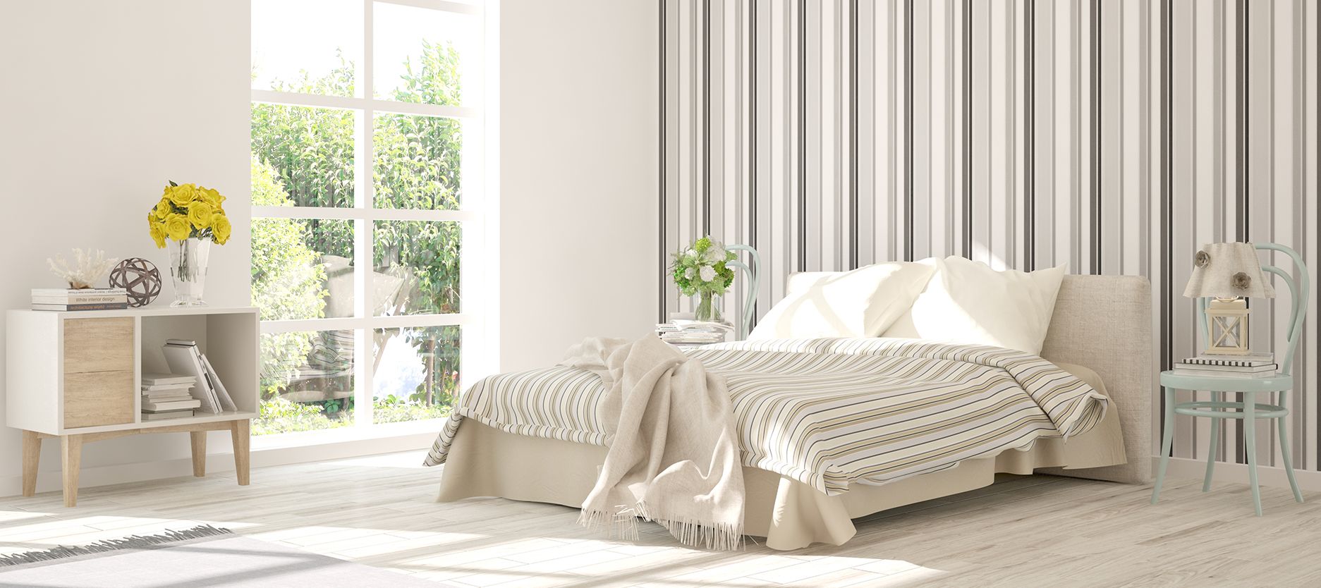 How to Perk Up a Plain White Wall
