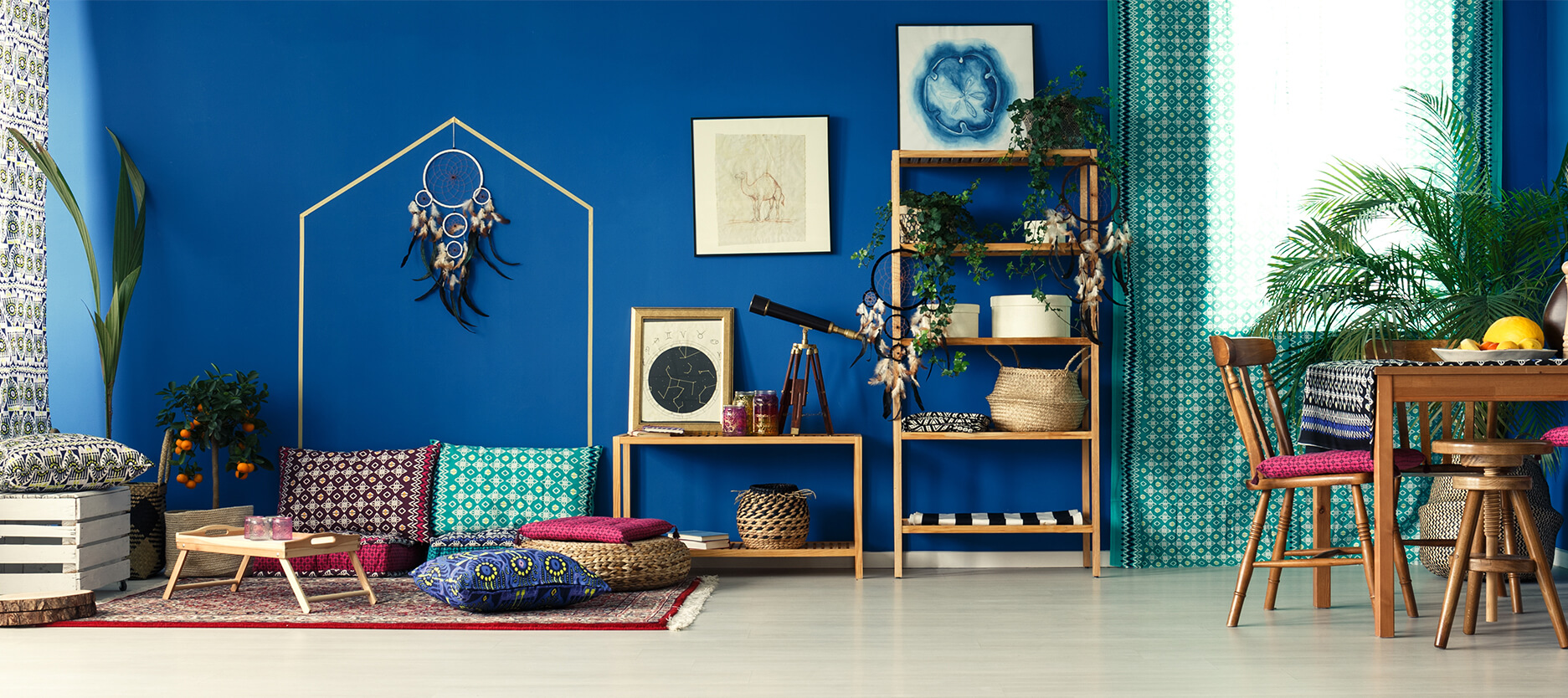 The Most Unusual Ways to Play With Blue in Your House