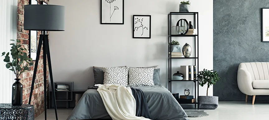 Industrial Grey Brick Wall Design for Urban Homes