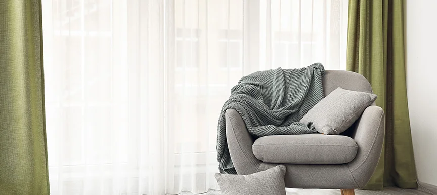 Neutral Tones with Sheer Curtains – Timeless Living Room Curtain Ideas
