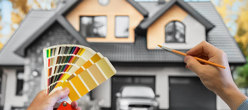 Orange Wall Paint Design