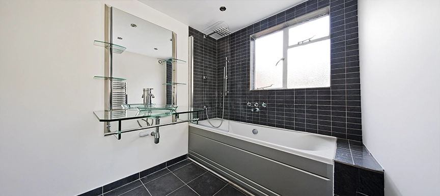 Glass Shelf Wall Design for Contemporary Décor