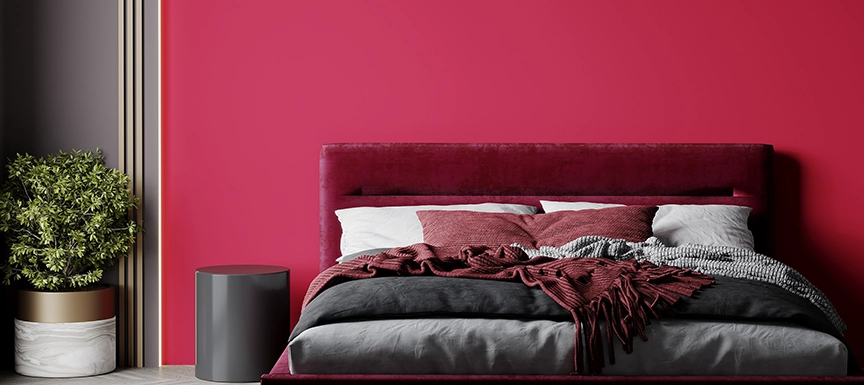 How To Keep Walls Vibrant With Magenta Colour Combos?