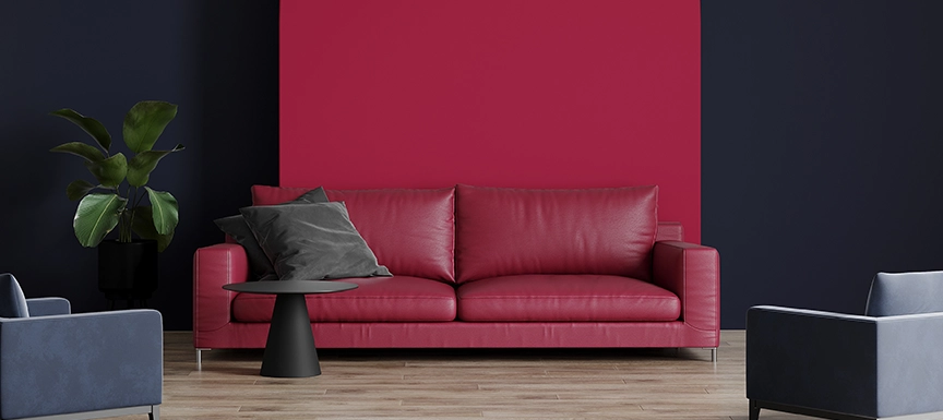Magenta and Blue Colour Combination