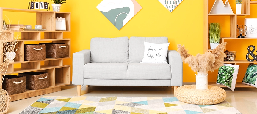 Yellow Colour For Living Room As Per Vastu