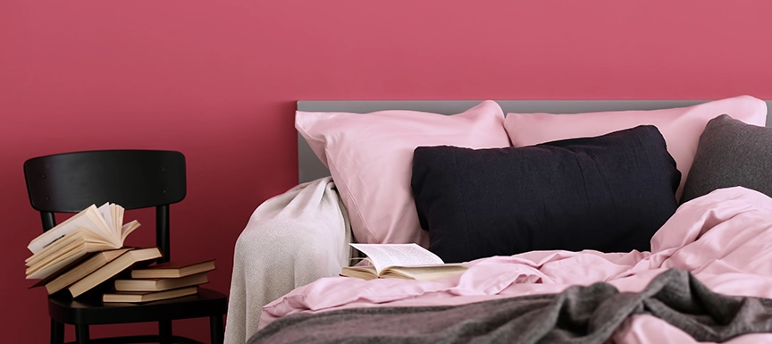 Pink and Maroon Colour Combination