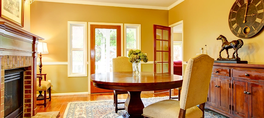 Yellow and Maroon Colour Combination