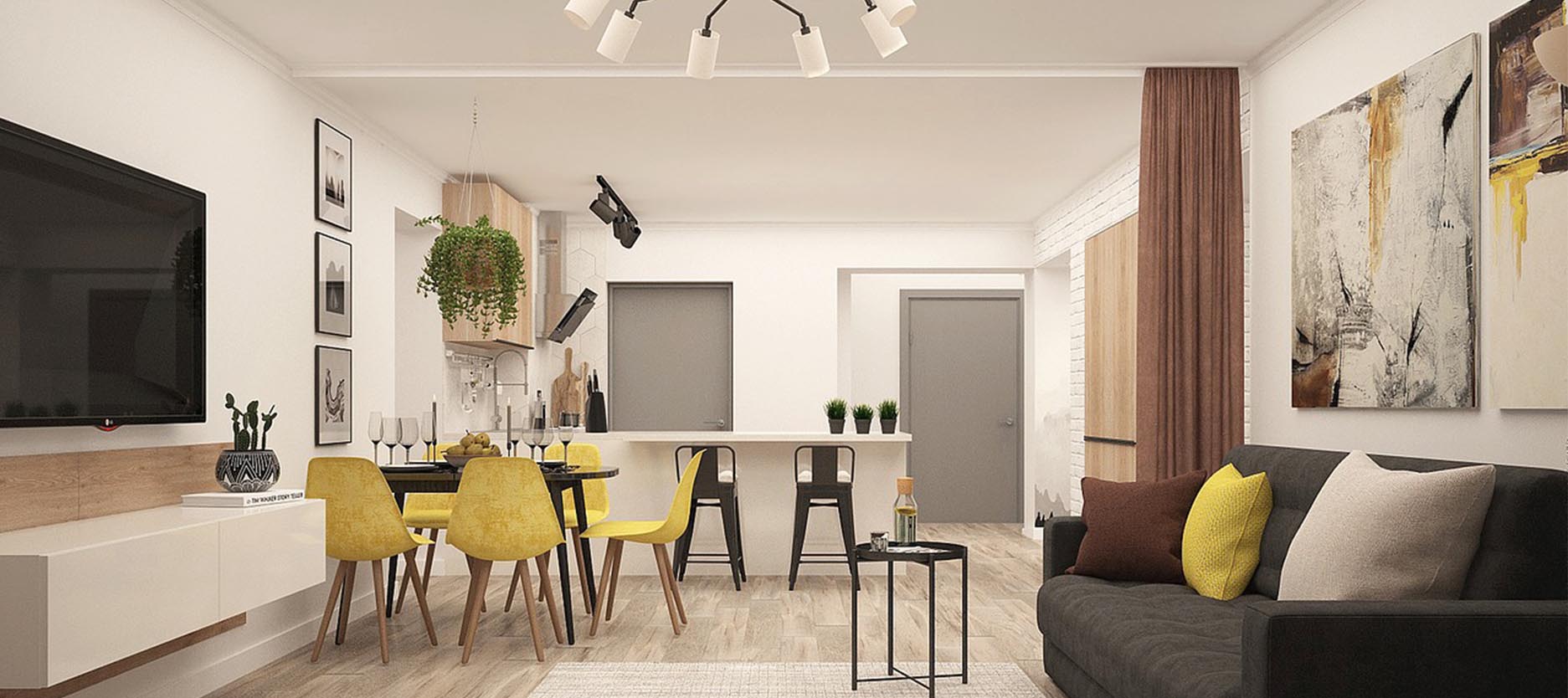 4 Room Colour Ideas for Your Studio Apartment